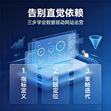 灞桥建站-告别直觉依赖：三步学会数据驱动网站运营