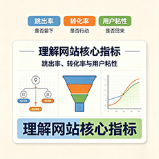 西安建站-理解网站核心指标：跳出率、转化率与用户粘性